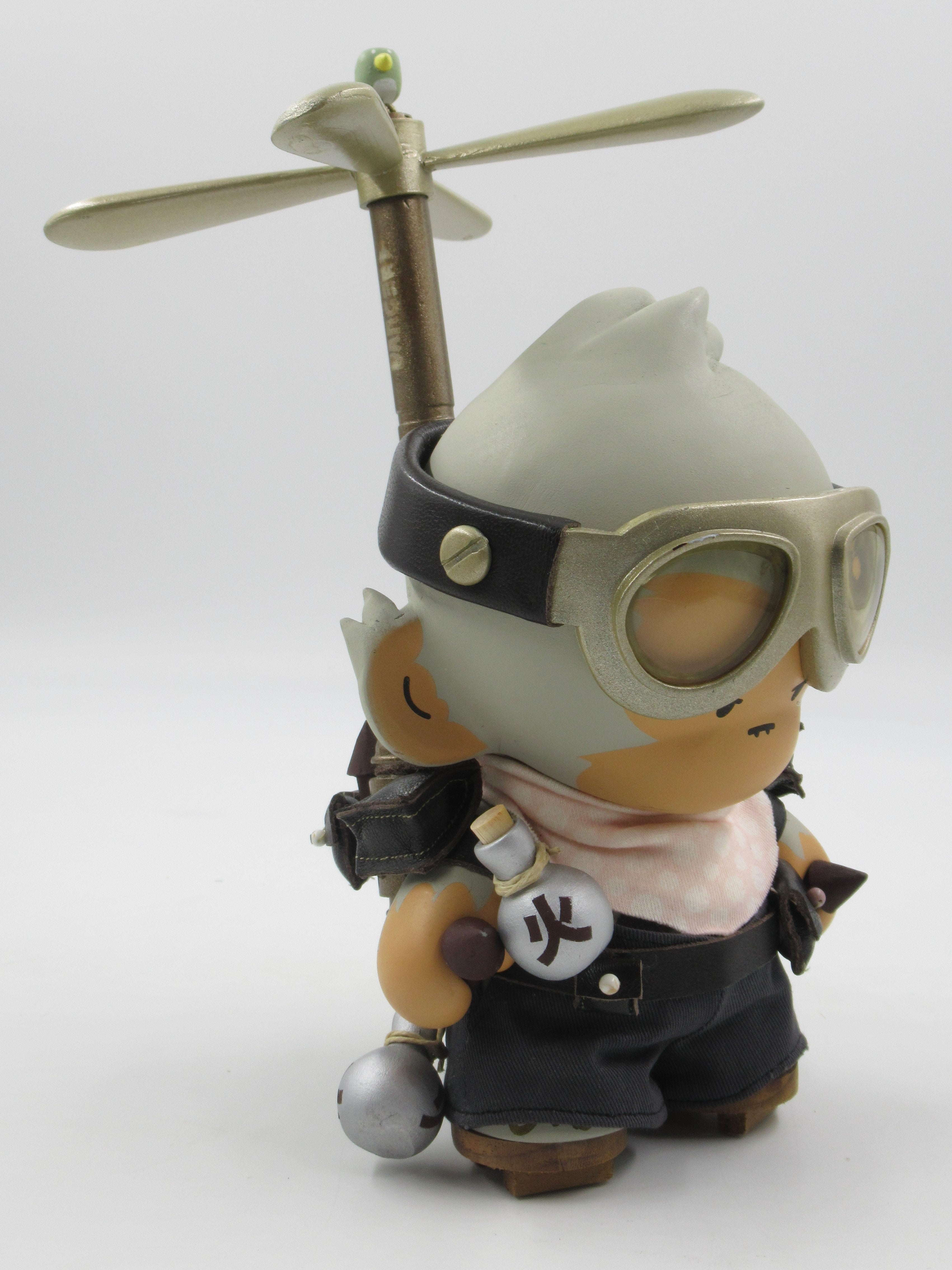 HUCK GEE Hotaru Copter Squad Girl Munny - Kidrobot (2012) Artist Signed Designer Toy